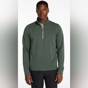 L.L.Bean Men's VentureStretch Ottoman-Rib Pullover, Quarter-Zip XXXL